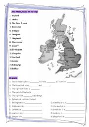 English Worksheet: United Kingdom