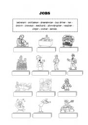 English Worksheet: Jobs