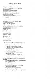 English Worksheet: Guns and Roses