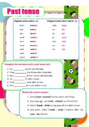 English Worksheet: Past_simple