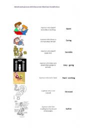 English worksheet: ADJECTIVES PERSONALITY