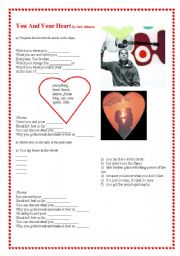 English worksheet: You and your heart
