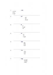 English worksheet: past simple exercise
