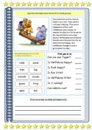 English Worksheet: The see-saw