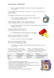 English worksheet: Compounds