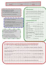 English Worksheet: MAKE LET & HAVE