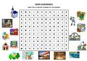 SHOPS WORDSEARCH