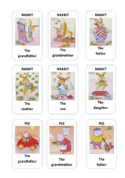 English Worksheet: Happy families 4 