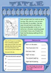 English Worksheet: Working with words