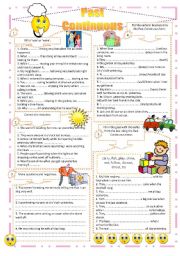 English Worksheet: Past Continuous - exercises