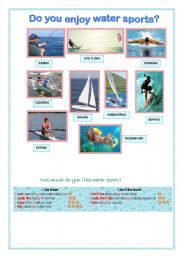 do you enjoy water sports? (presentation)