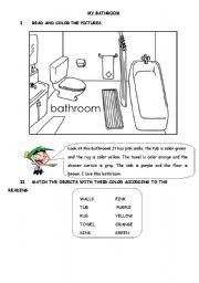 English worksheet: MY KITCHEN - HOUSE