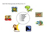 English worksheet: Wild animals 