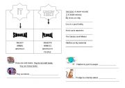 English Worksheet: Personal Pronouns THEY - IT with the verb TO BE