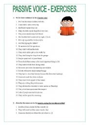 English Worksheet: PASSIVE VOICE 