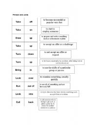 English Worksheet: Phrasal verbs Business English