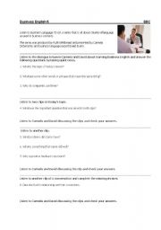 English Worksheet: Business English from the BBC, Part 5