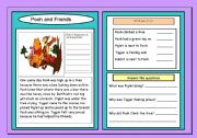 English Worksheet: Pooh and the tree