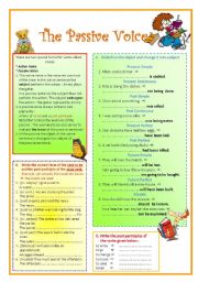 English Worksheet: The Passive Voice