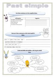 English Worksheet: Past simple