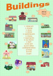 English Worksheet: buildings