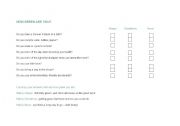 English worksheet: How Green Are You? Quiz