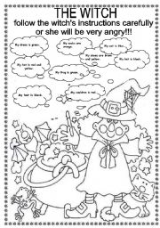 English Worksheet: THE WITCH 