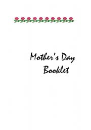 English Worksheet: Mothers Day Booklet