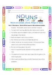 Finding Nouns