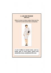 English worksheet: HOW TO DRESS FOR A JOB INTERVIEW    (Part 3)