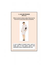 English Worksheet: HOW TO DRESS FOR A JOB INTERVIEW    (Part 3)