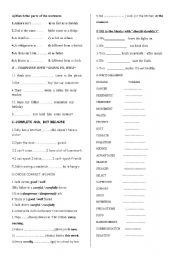 English worksheet: worksheet 