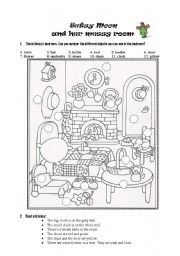 English Worksheet: Betsy Moon