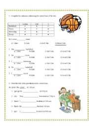 English Worksheet: Simple Present