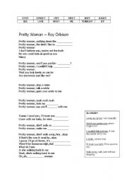 English Worksheet: Song Exercise - Pretty Woman