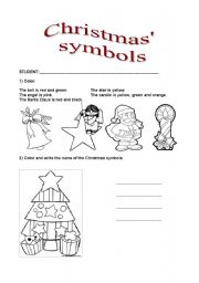 English worksheet: Christmas