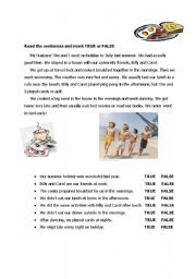 English Worksheet: past simple 