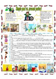 English Worksheet: simple present vs. present perfect - 2 pages with keys