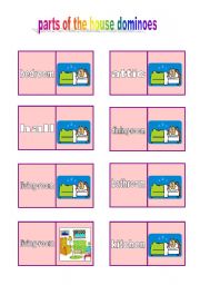 English Worksheet: house dominoes (11.04.10)