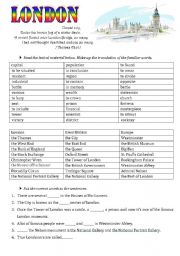 English Worksheet: LONDON