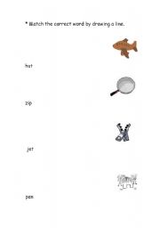 English Worksheet: short vowels 