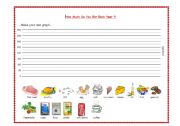 English worksheet: How Much Do You Eat Each Year ?!