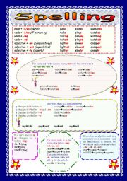 English Worksheet: Spelling