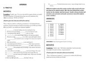 English Worksheet: WHILE-WHEN ACTIVITIES