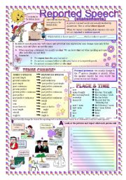 English Worksheet: Reported Speech