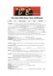English Worksheet: Friends - The One with Ross New Girlfriend