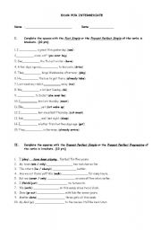 Past simp vs Present perfect - Present P. simple vs Present P. Progressive