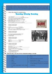 English Worksheet: Sunday bloody sunday