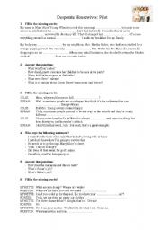 English Worksheet: Desperate Housewives 01/01, listening activity