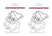 English Worksheet: Father Christmas